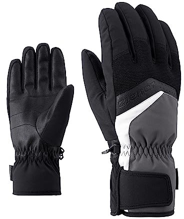 Ziener Herren GABINO Ski-Handschuhe/Wintersport | Warm, Atmungsaktiv, grau (magnet), 9.5