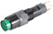 Aexit AC 220V Lampe verte à enclenchement 5 Montage 8 mm mini bouton poussoir Interrupteur SPDT 1NO +1NC 374B715