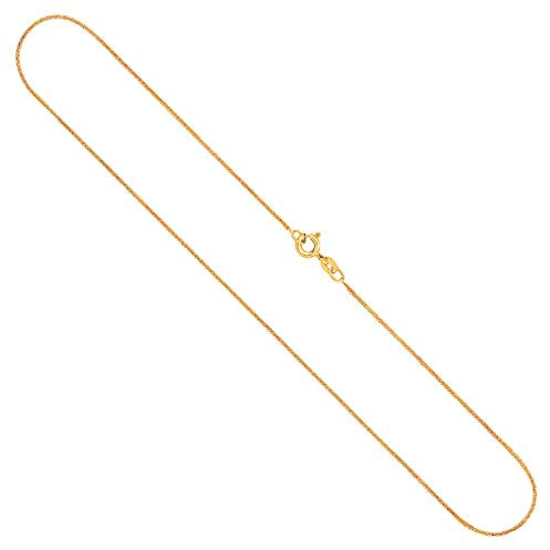 EDELIND Goldkette, Ankerkette flach Gelbgold 585/14 K, Länge 70 cm, Breite 1.2 mm, Gewicht ca. 2.8 g., NEU