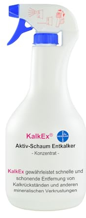 HERRLAN® KalkEx Aktiv-Schaum Entkalker – 1000 ml Sprühflasche - Hochkonzentrierter Kalklöser mit Schaumformel für Bad, Küche & Geräte - Made in Germany
