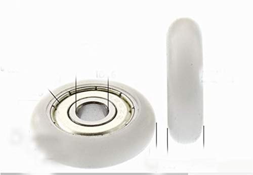 10PCS 696zz 606zz 626zz Rund Art Kugellager mit Kunststoff beschichtet Pom alle Arten Sliding Rollen ZAHNRIEMENRAD ID6mm (Größe : 6X26X7.5)