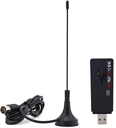 01 USB 2.0 Digital DVB-T, Sintonizzatore per PC Installazione Multilingua Canale One Touch per Video Digitale Terrestre per Registrazione Programmi Radio