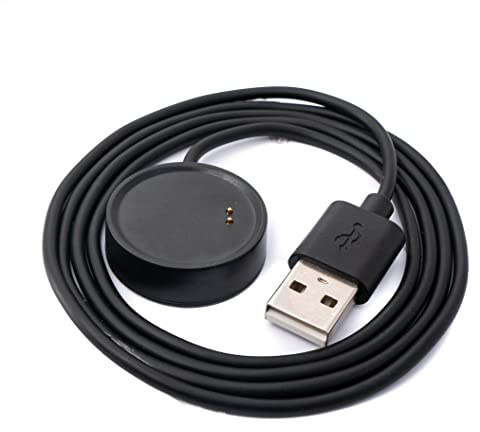 SYSTEM-S USB 2.0 Kabel 100 cm Ladekabel für RealMe Watch RMA 161 Smartwatch in Schwarz