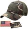 Antourage Baseballmütze mit amerikanischer Flagge, unkonstruiert, Unisex, Netzstoff, Snapback, für Damen und Herren, inkl. 2 patriotischen Patches, 41. Camo Classic Mesh Snapback, Einheitsgr��e
