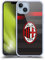 Head Case Designs Licenza Ufficiale AC Milan Terza Maglia 2018/19 Kit Cresta Custodia Cover in Morbido Gel Compatibile con Apple iPhone 14 Plus