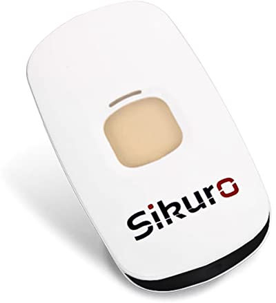 Sikuro Telecomando rolling code multifrequenza da 306 a 868mhz, apricancello autoapprendente programmabile, radiocomando ad ampio raggio, 4 tasti, bianco