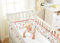 BreathableBaby Klassische atmungsaktive Netz-Einlage, für Kinderbetten mit 4 offenen Seiten, deckt 4 Seiten ab, die sicherere Alternative zu traditionellen Nestchen, maschinenwaschbar, tropischer