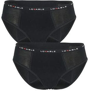 Lovable Slip da Ciclo Mestruale Flusso Abbondante My First Period Panties Bi-pack Bambine e ragazze x2