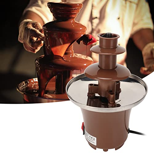 Juego De Mini Fondue De Fuente De Chocolate, Máquina Eléctrica De Fuente De Chocolate, Juego De Fondue En Cascada De Calentamiento De 45 ℃ Máquina Para Compartir Y Sumergir En Fiestas Para Bodas Y Cum