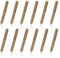 LOUZAGO 12 pernos de suspensión, tornillos de doble cabeza de 3/8-16 pulgadas x 3 pulgadas, tornillo de clavija de madera autorroscante para muebles (3/8-16 pulgadas x 3 pulgadas)