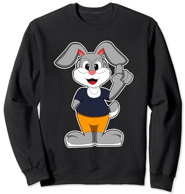 Hase Nerd Brille Sweatshirt