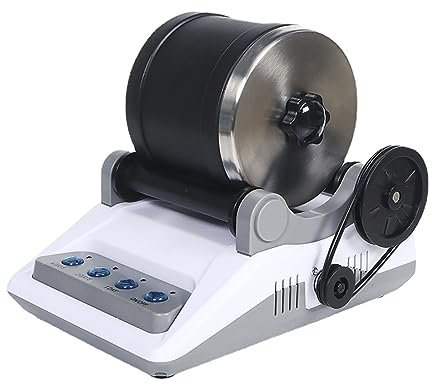 Rock Tumbler Kit for Kids – Electric Gemstones DIY Stone Polishing Toy with Timer Buttons, Turn Rough Rocks into Beautiful Gems – Gift for All Ages