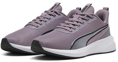 PUMA Unisex's Flyer Lite 3 Road Running Shoe, Plum Jam Lilac Crush Puma Black, 44 EU