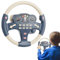 Lenkrad Spielzeug Kinder, Kinder Lenkrad Für Auto, Musikfahrendes Lenkradspielzeug | Simulierter Tragbarer Fahrregler-Spielzeug Mit Blinkern | Lenkrad Spielzeug Copilot Für Kinder Mit 360° Rotation