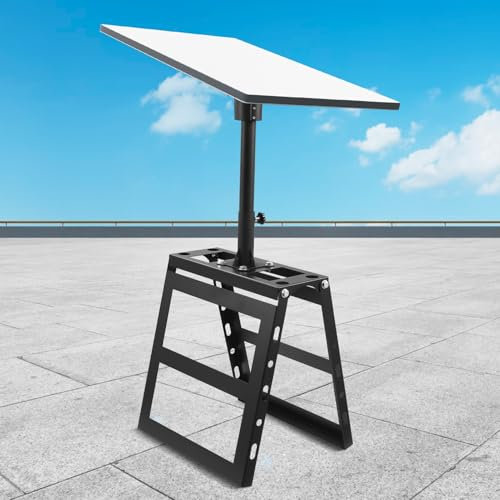 Starlink Gen 3 Halterung Dachfirsthalterung, Starlink Montagesatz Gen 3 mit 0-30° Verstellbarem Starlink Gen 3 Rohradapter, Starlink Dachmontage Kit für Starlink Internet Kit Satellite