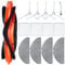 Fixbetter Juego de accesorios para aspiradora robot Xiaomi S20. 1 cepillo de rodillo principal, 4 filtros HEPA, 4 almohadillas de limpieza, 4 cepillos laterales, 1 cepillo (14 unidades)