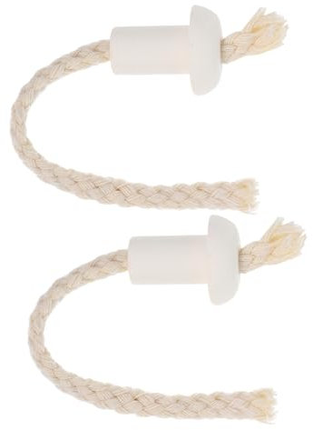 Artibetter 2pcs Cotton Thread Wick for Alcohol Lamps Ceramic Wick Head Replacement for Oil Lanterns Labs