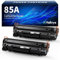 Halloya 85A CE285A Toner Kompatibel für HP 85A Toner für HP Laserjet P1102W P1102 M1212NF M1132MFP M1217NFW M1212 M1132 M1210 M1210MFP P1109 (Schwarz, 2er-Pack)