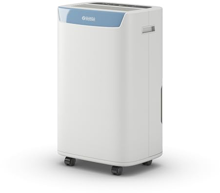 Olimpia Splendid 02620 Aquaria S1 10 X - Deshumidificador 10 litros/día con depósito extraíble, Pantalla digital, doble filtración con carbón activo - para habitaciones de hasta 45 m³