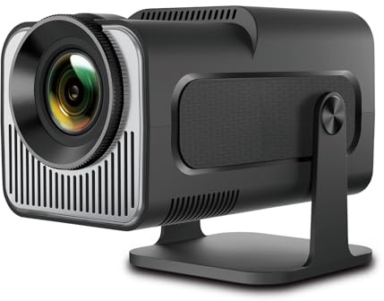 QUXVUIS Projector HY320 Mini Native 4K Decoding Technology 180° Rotatable Projector 4k Native Resolution 390ANSI Android