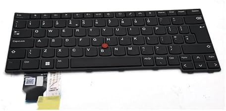 LZZSEOZ UK-Tastatur mit Hintergrundbeleuchtung für Lenovo Thinkpad T14 Gen 3, Farbe Schwarz