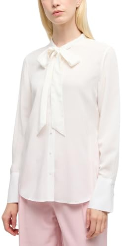 ETERNA Female Hemdbluse unifarben Regular FIT 38_D_1/1, 1/1, weiß
