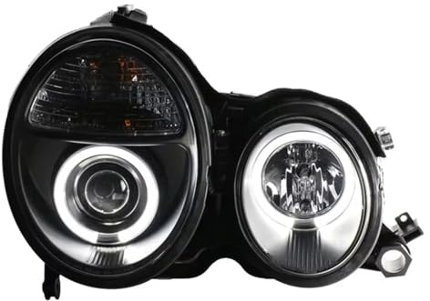 Scheinwerfer Rechts Beifahrerseite Kompatibel Mit Benz Für W210 1998 1999 200 2001 Modifizierte Scheinwerfer Frontleuchte Auto-Upgrade-Zubehör