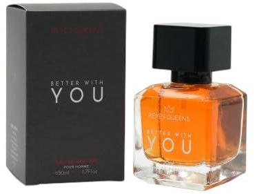 Everlyx - Eau de Parfum Better With You 50 ml Pour Homme - Moderner und magnetischer Herrenduft mit warmen, bernsteinfarbenen Noten - Intensiver und langanhaltender Duft
