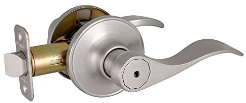 Design House 700492 Springdale Lever 2 Way Door, Satin Nickel, 2 Pack