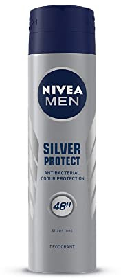 Nivea Deo Silver Protect Dynamic Power, 150ml(Ship from India)