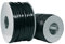 TPFNet Premium Modular-Kabel flach, Telefon Kabel (6-polig, 6-adrig belegt, AWG 28) zum Anschluss von Telefonen, Faxgeräten und Modems, Schwarz, 100m