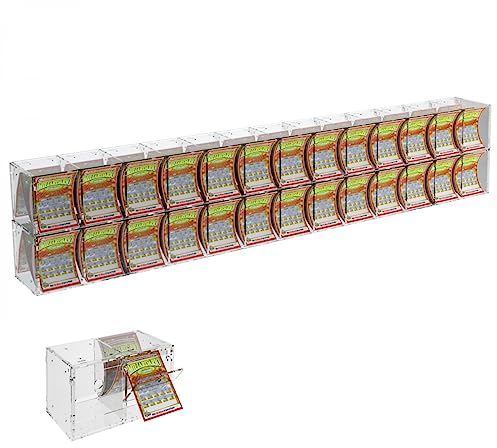 Avà srl Theke- oder Hängedisplay für Rubellose aus Plexiglas transparent mit 26 Fächer