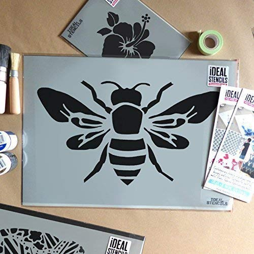 Hummel Schablone Wandfarbe Stoff und Möbel, wiederverwendbar, Heim Dekoration, Kunst Handwerk Stempel - halb geschliffen Durchsichtig Schablone, XXL/52X90CM