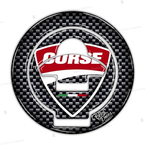 Protezione Adesivo Resinato Tappo Serbatoio a 5 fori Compatibile con MOTO DUCATI
