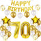 Luftballon 70. Geburtstag deko mann gold Folienballon 70 jahre Geburtstag dekoration gold Happy Birthday 70th deko 70 Geburtstag deko männer Geburtstagsdeko 70 Jahre Geburtstag Deko mann frau (70)