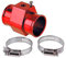 Adaptateur de capteur de température d'eau - Joint universel de température d'eau pour voiture - Jauge de température - Adaptateur de radiateur (rouge, 32 mm)