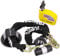 FD-MOTO 3KG Anti-Theft 1.2M*10mm Chain Lock Padlock + Alarm Brake Disc Lock Yellow + Ground Wall Anchor Heavy Duty for Motorbike Motorcycle Scooter Bike Bicycle ATV