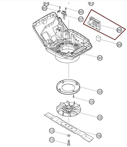 Makita 620939-7 Controlador para cortacésped con batería DLM460