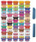 Play-Doh 65 Jahre Vielfalt Pack für Kinder ab 3 Jahren, 28g-Dosen, inklusive Saphir-, Glitzer-, Konfetti-, Metallic- und Color Burst-Knete, OneSize, F1528