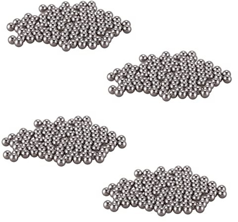 Duendhd 400 Stück 3 mm Durchmesser Fahrrad-Kugellager Kugeln