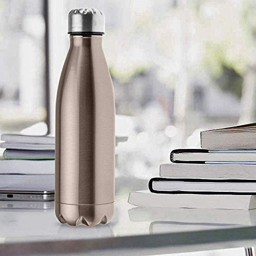 500MLCreative Bottle Stainless Steel Water Bottle Sport Thermal Insulation Shaker Drink Bottle for Kids Drinking drinkware-B_500ML (Color : B) (B)