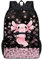 POLERO Rucksäcke Niedliche Cartoon Büchertasche Schule Tagesrucksack Vorschule Leicht Studenten Rucksack für Mädchen Jungen, Axolotl Kirschblüte, One size