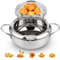 Marmite Japonaise, Marmite Tempura Avec Thermomètre Compatible Induction 20Cm, Marmite Japonaise En Acier Inoxydable 304 Pour Frites Crevettes Ailes De Poulet Et Shri (Petite taille 20cm)