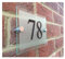 DHAEY Numero civico Personalizzabile, Personalizza la della casa Moderna Numero della Porta Nome della Strada Effetto Vetro in Acrilico Numero 200x140mm 300x140mm (Color : Type 7, Size : 10x14cm)