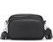 XINZATU Damen Umhängetasche, Leder Kleine Crossbody Bag Schultertasche, Abnehmbar Schultergurt Handtasche - Schwarz