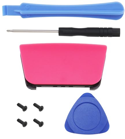 1 Set Touchpad-Schale mit Werkzeug, Sustom Ersatz-Touchpad-Abdeckung, kompatibel mit PS5-Controllern BDM-010, BDM-020 und BDM-030, Pink Black