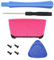 1 Set Touchpad-Schale mit Werkzeug, Sustom Ersatz-Touchpad-Abdeckung, kompatibel mit PS5-Controllern BDM-010, BDM-020 und BDM-030, Pink Black