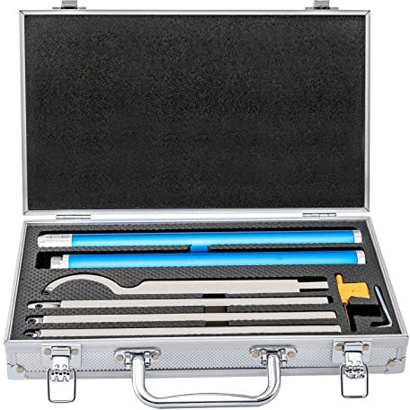 Carbide Wood Turning Tools,Woodturning Tools,Lathe Turning Tools, Rougher Turning Chisels Kit & Box,Rotatable Cutting Edge,for Scraper Carbide Turning Tools Wood Lathe Chisels Wood Turning(Blue)