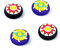 Viwind Switch Joystick Kappen Thumb Grips Kompatibel mit Nintendo Switch/OLED/Lite Controller Zubehör,4 Stück Silikon Analog Thumb Stick Joy Con Grip-Wheel
