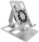 Pnuokn Phone Tablet Holder And Cooling Fan Quiet Cooling Pad Radiator With Foldable Stand Holder For Smartphones